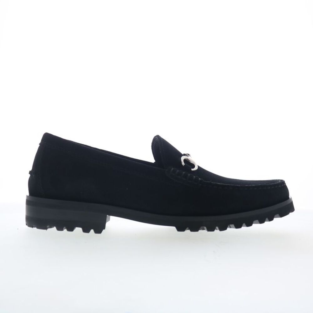 Johnston & Murphy Mens Baldwin Lug Black Shoes (NWT)